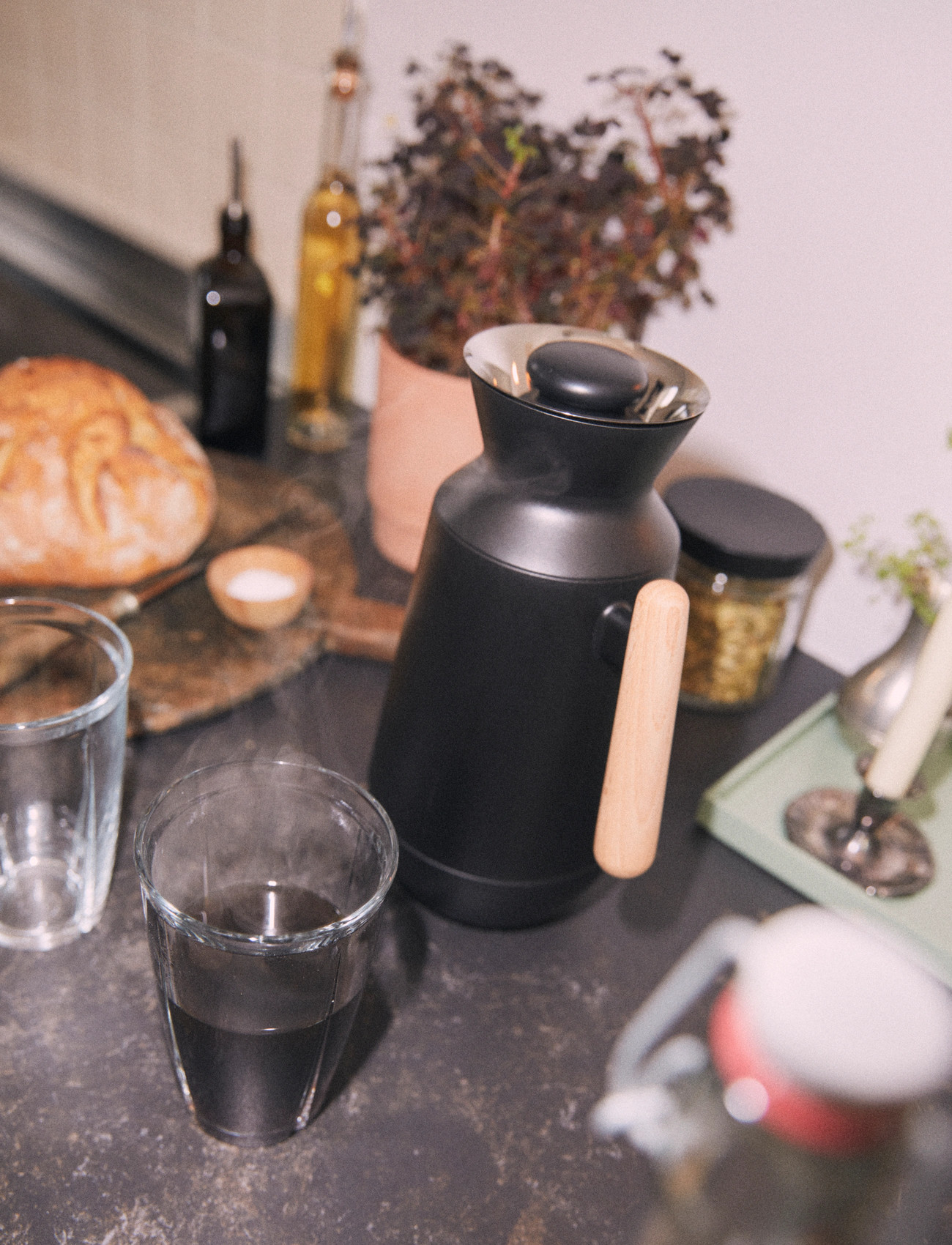 Rosendahl Rosendahl Daybreak Termokande Høj 1,0 L Sort, 27.5 cm, Black, Kander Og Karafler > Termokarafler, Unisex