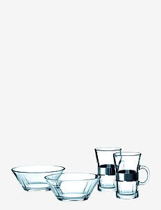 Grand Cru Breakfast set 2 pers.: Hot drink and bowl - breakfast bowls - clear