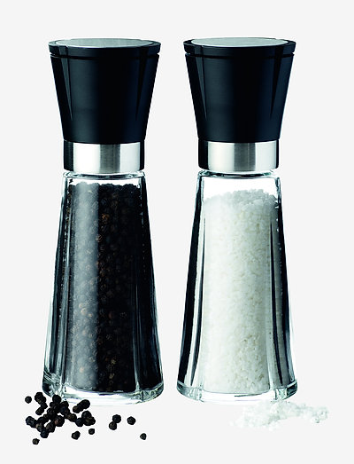 Grand Cru Salt and pepper set H20 - garšvielu dzirnaviņas - black/steel