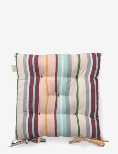 Outdoor Stripes Cushion 40x4x40 cm - krēsla spilveni - multi
