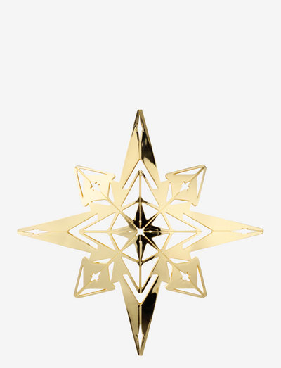 Star Pendant H9.5 gold plated - ziemassvētku aksesuāri - gold plated