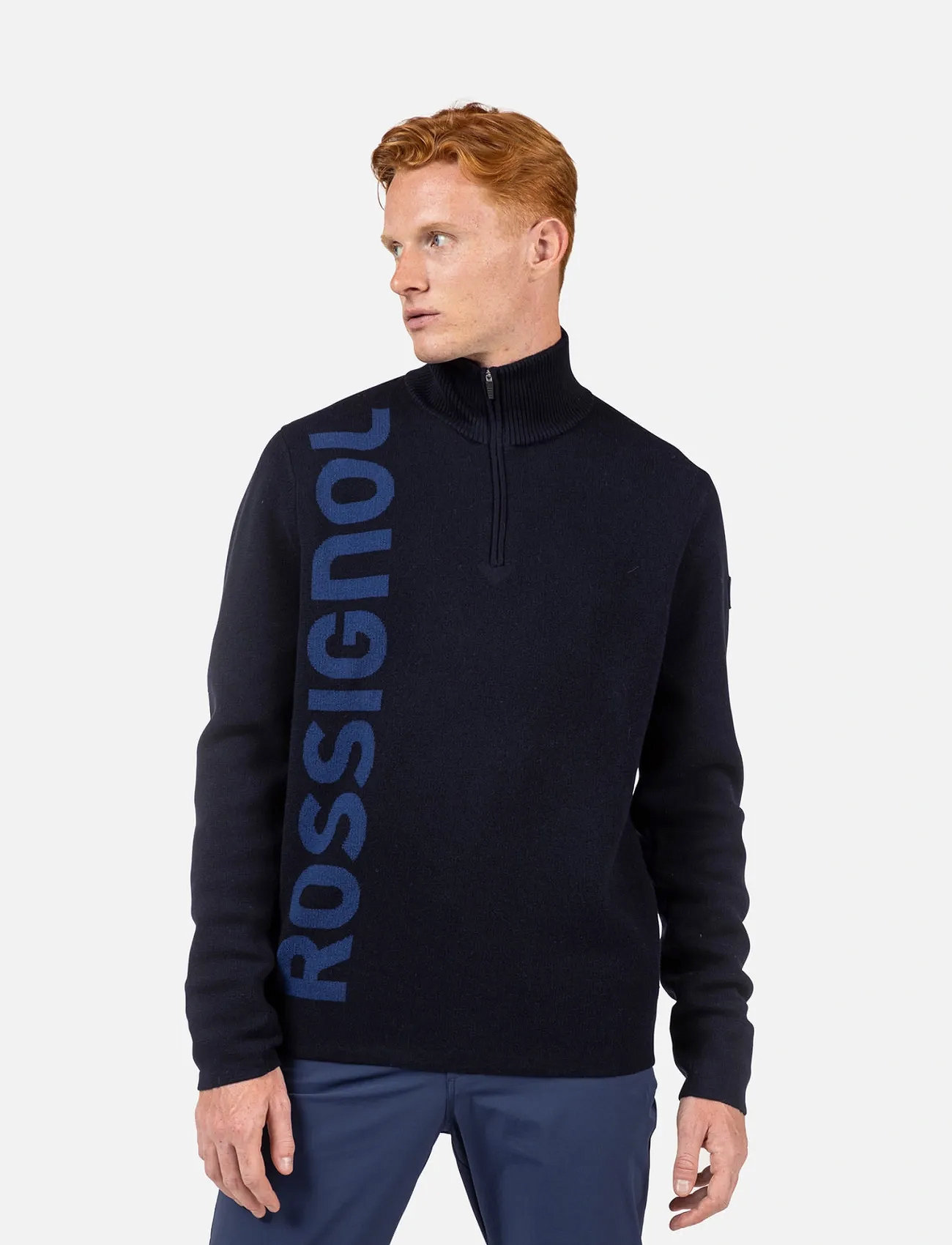 ROSSIGNOL Signature Hz Sweater, XL, Navy, Sport Sweatshirts & Hoodies > Sport Knitwear, Herre