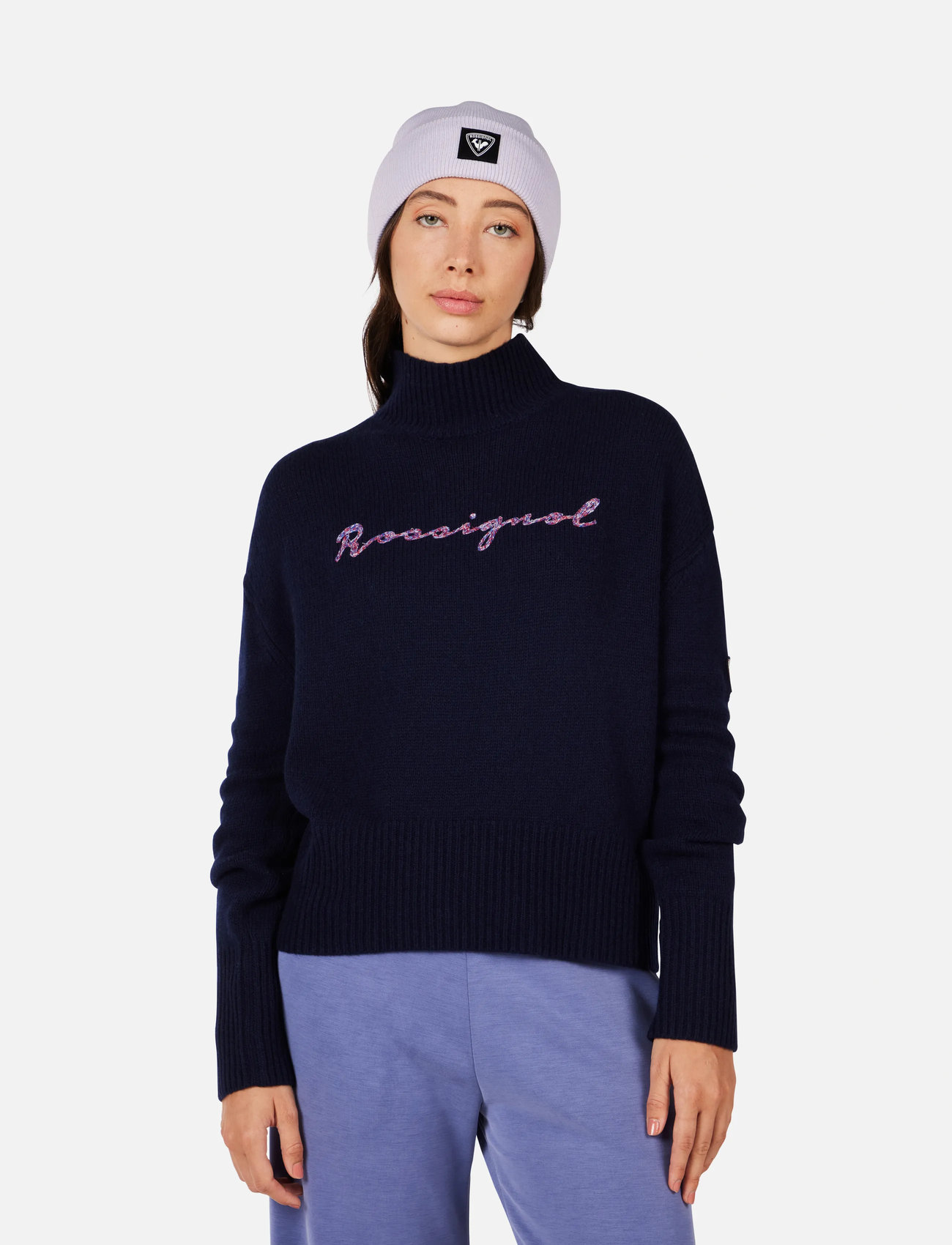 ROSSIGNOL W Signature Sweater, XS, Navy, Sport Sweatshirts & Hoodies > Sport Knitwear, Dame