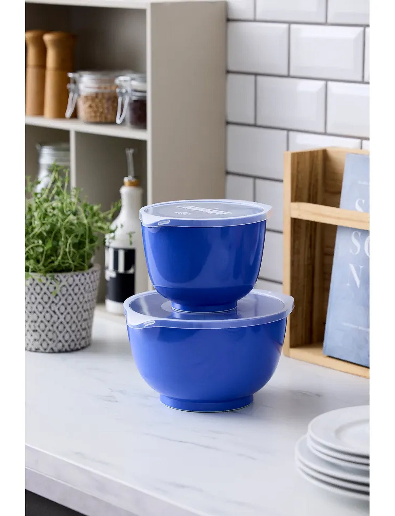 Rosti Røreskålesæt 4 Dele New Margrethe, One Size, Blue, Bagetilbehør > Røreskåle, Unisex
