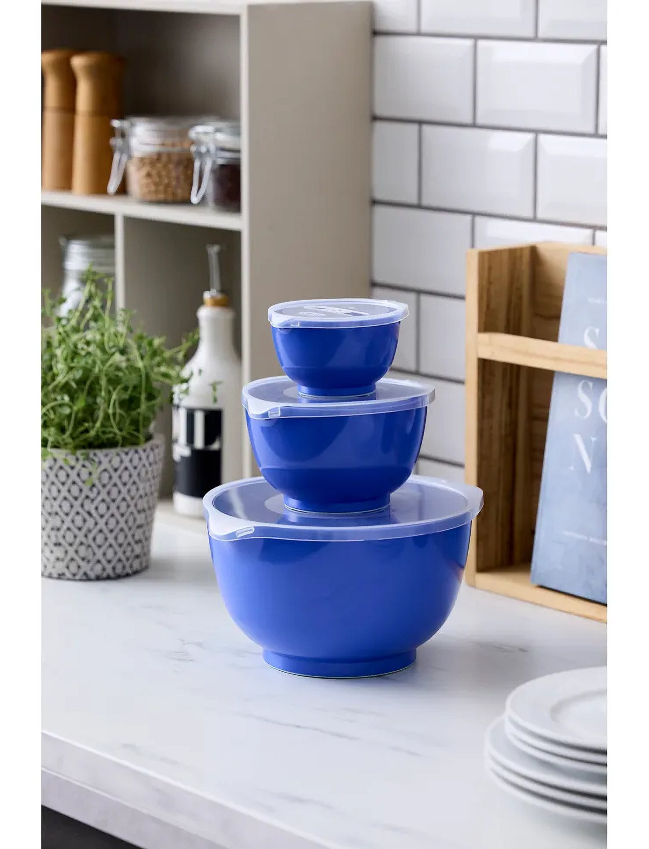 Rosti Røreskålesæt 6 Dele New Margrethe, One Size, Blue, Bagetilbehør > Røreskåle, Unisex