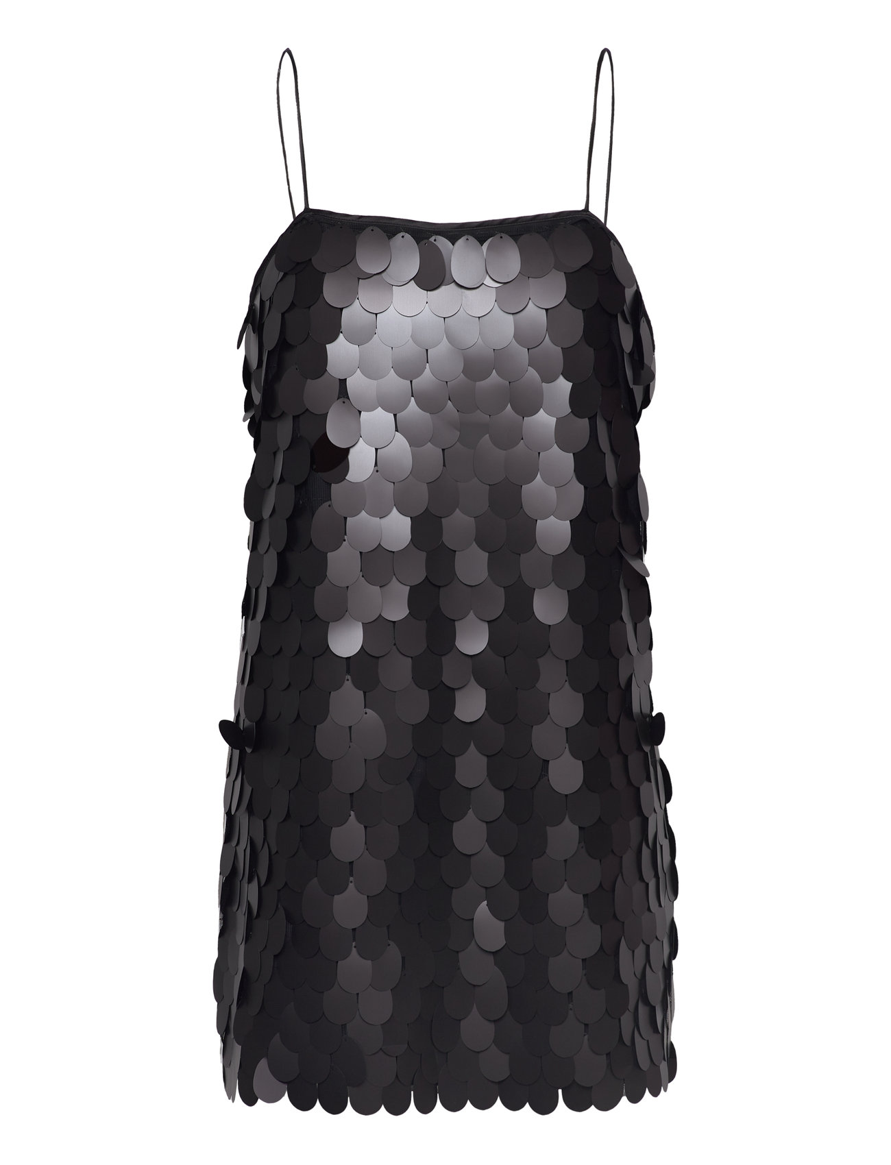 Sequins Mini Slip Dress Kort Kjole Black ROTATE Birger Christensen