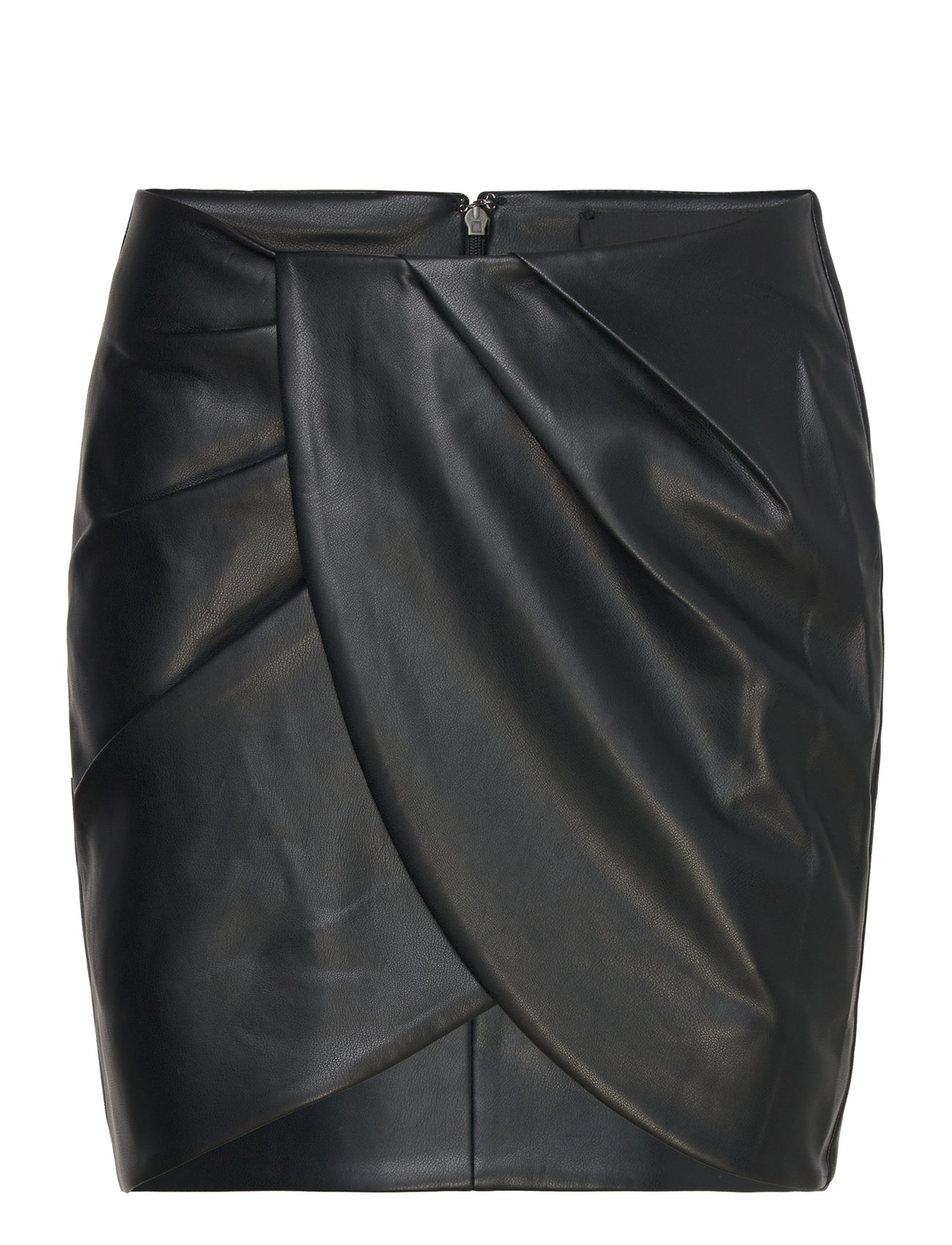 ROTATE Birger Christensen Draped Mini Skirt Svart