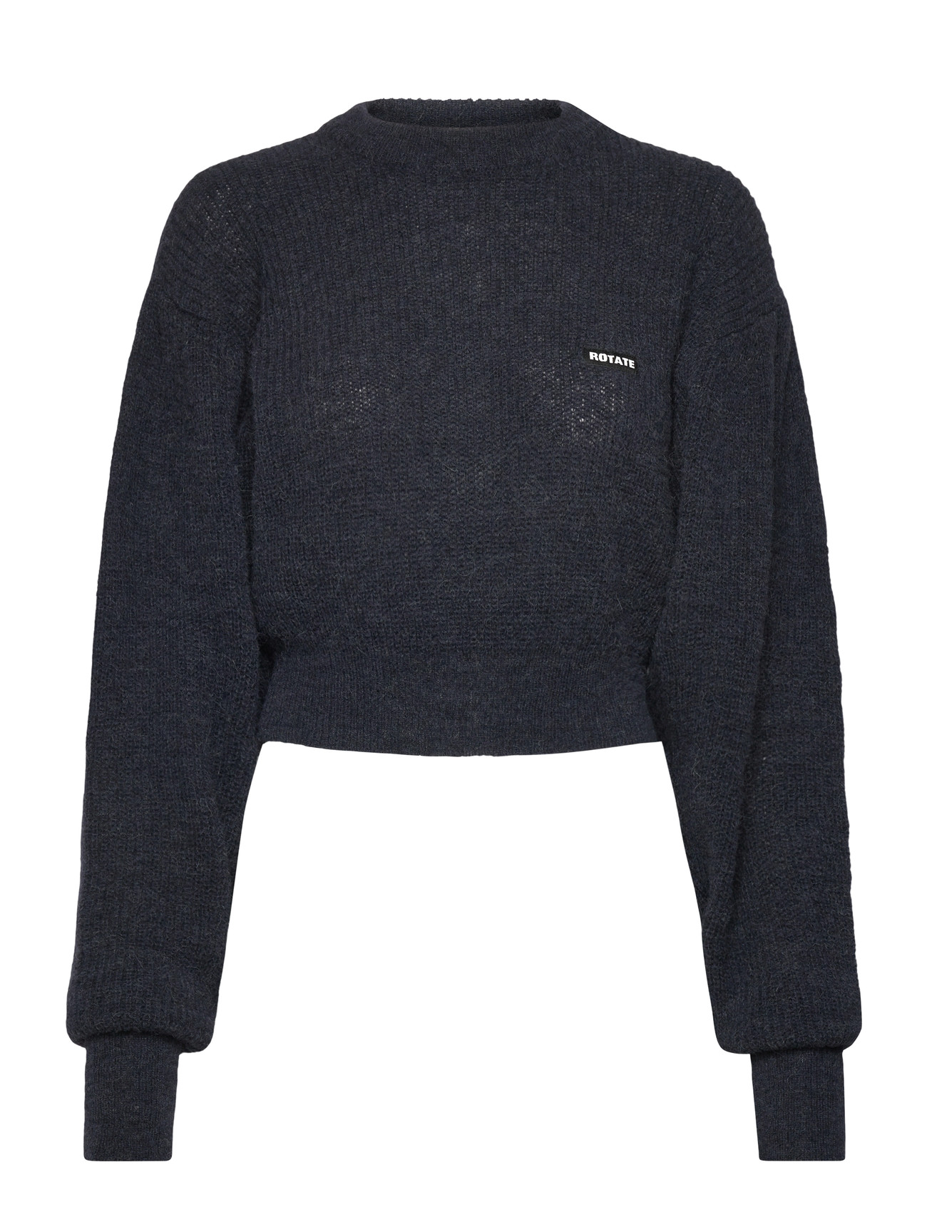 ROTATE BIRGER CHRISTENSEN Knit Puff Crewneck Navy - L - Damen
