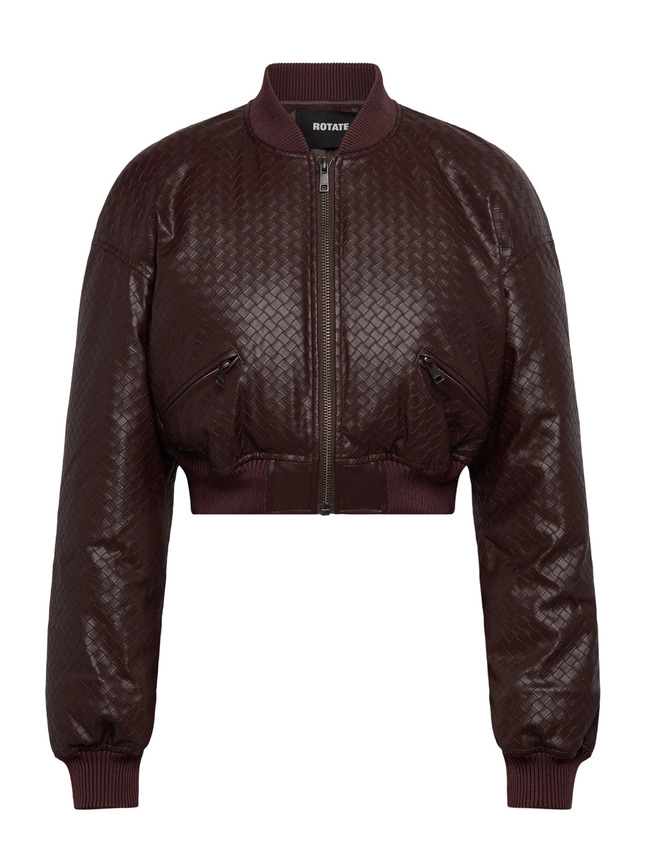 ROTATE BIRGER CHRISTENSEN Cropped Puffer Jacke Braun - 42 - Damen