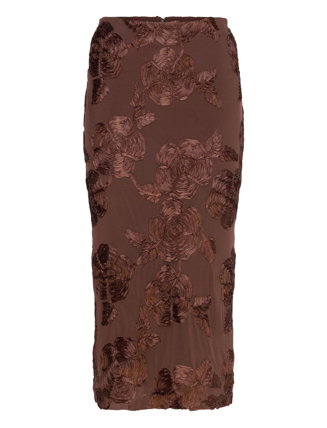 ROTATE BIRGER CHRISTENSEN Flower Mesh Pencil Rock Braun - 40 - Damen