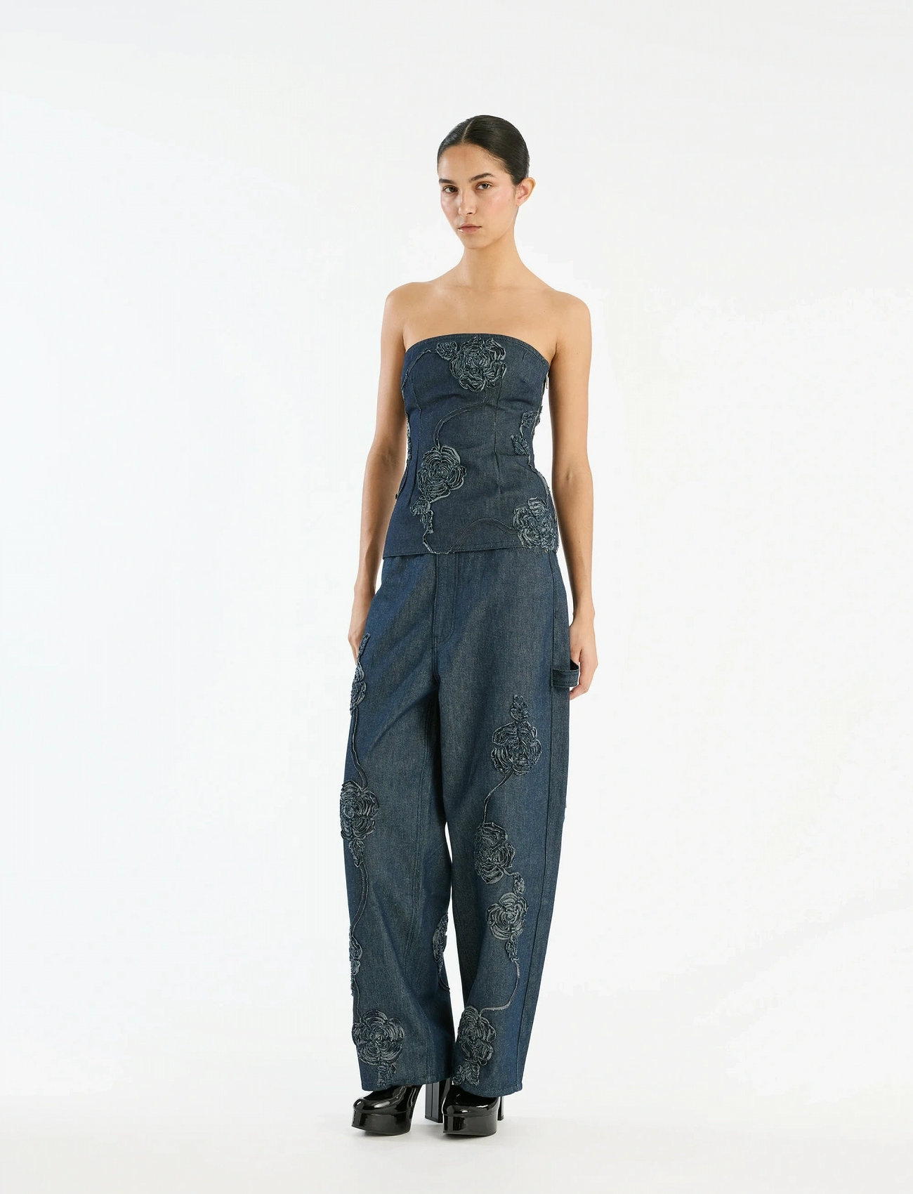 ROTATE Birger Christensen Denim Boyfriend Jeans, 32, Navy, Jeans > Boyfriend-Jeans, Dame