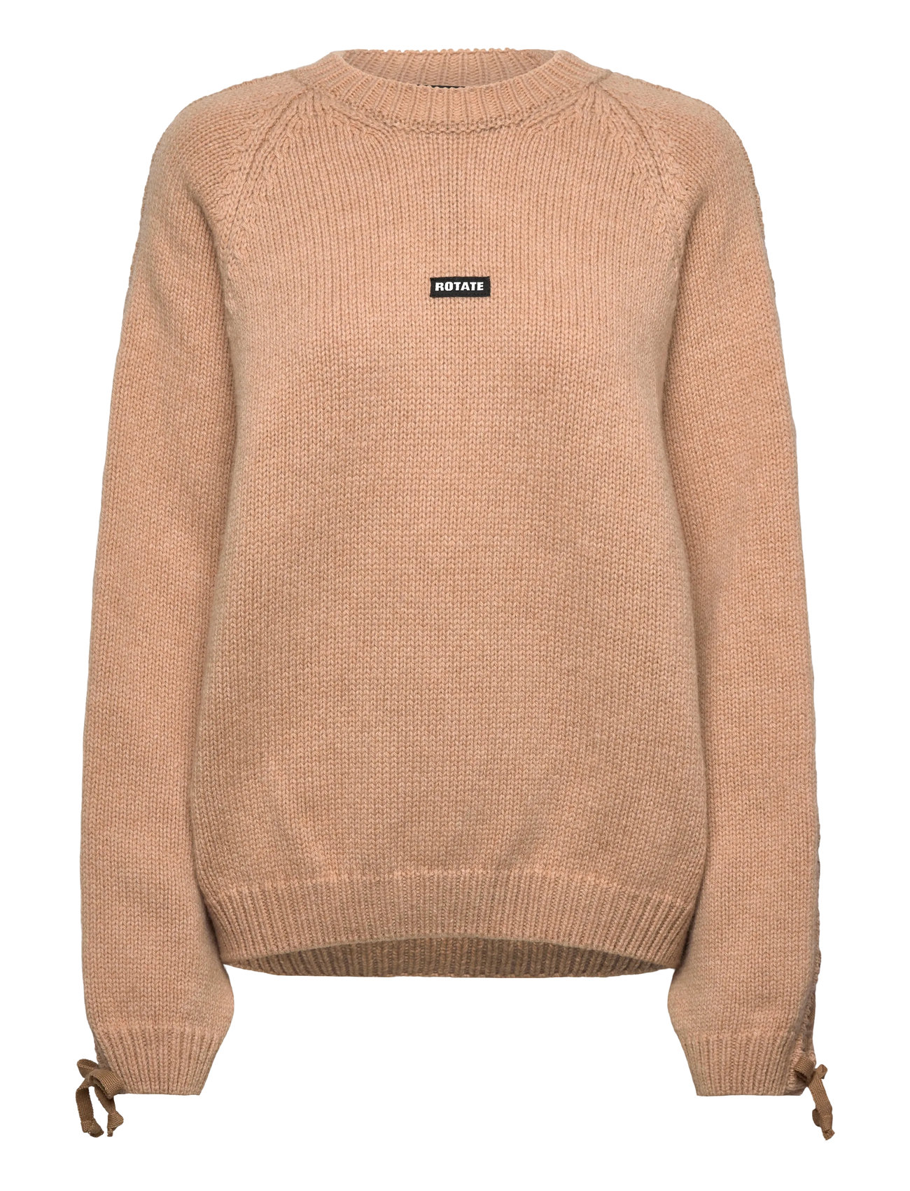ROTATE BIRGER CHRISTENSEN Knit Lacing Jumper Beige - L - Damen