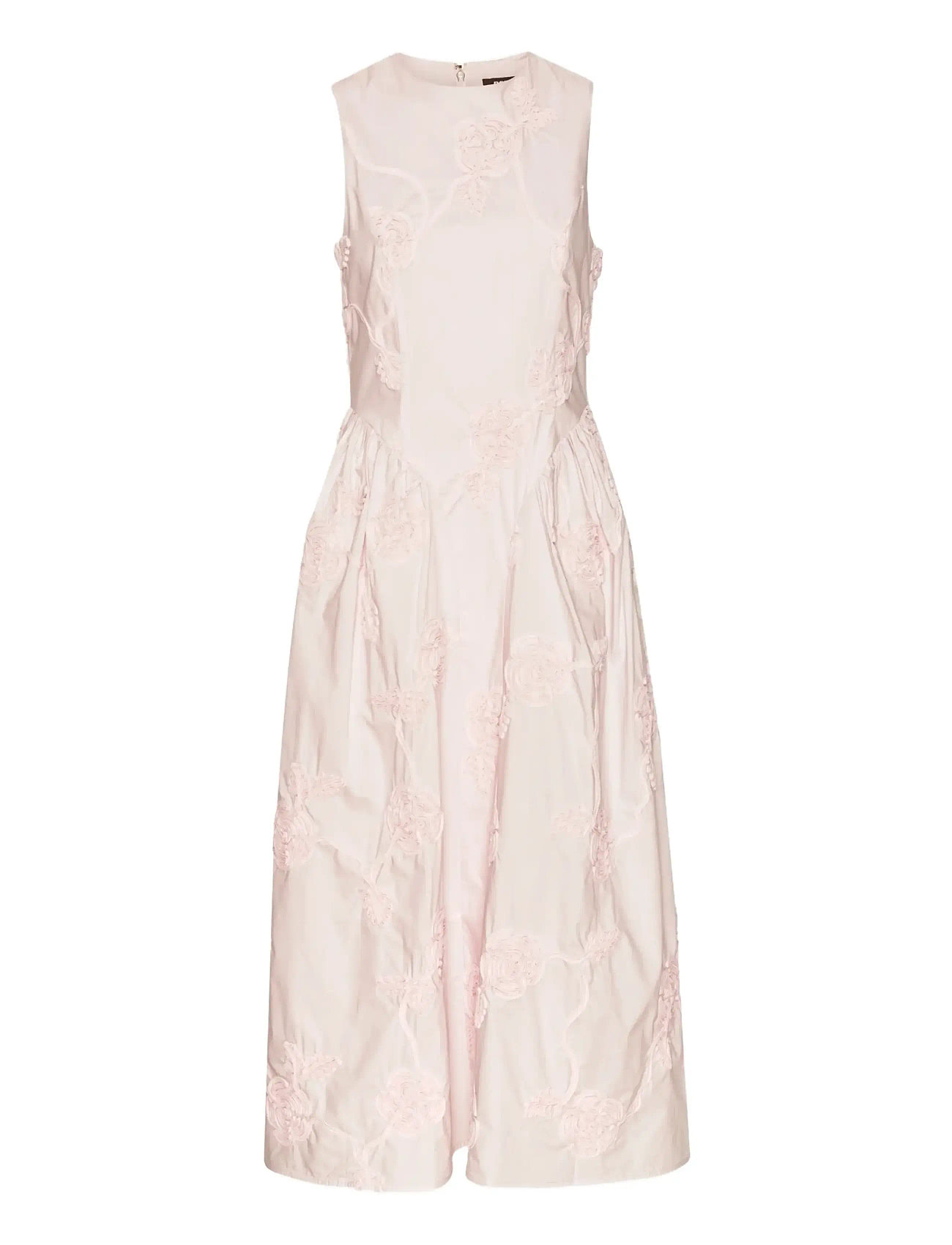ROTATE BIRGER CHRISTENSEN Flower Midi Kleid Pink - 38 - Damen