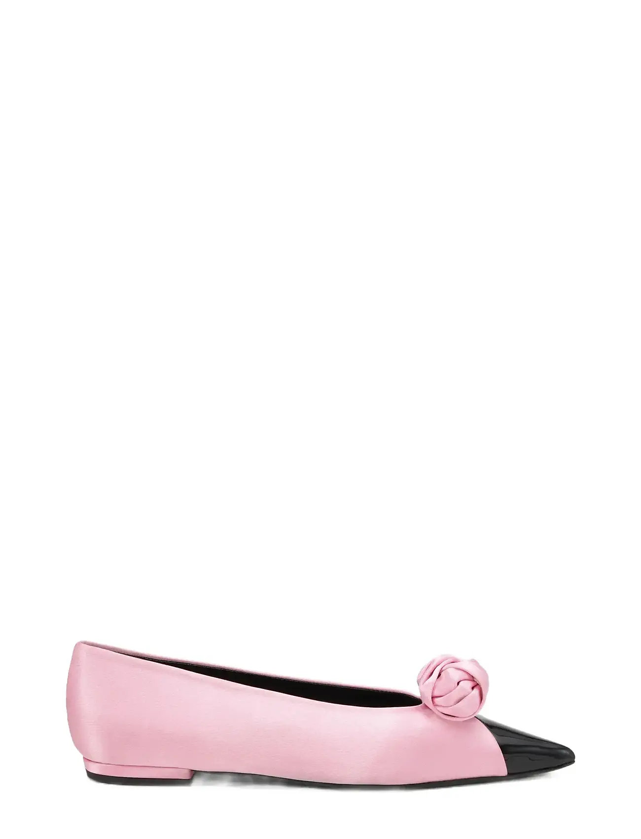 ROTATE Birger Christensen Knot Ballerina Satin, 41, Pink, Designere > Ballerinaer, Dame