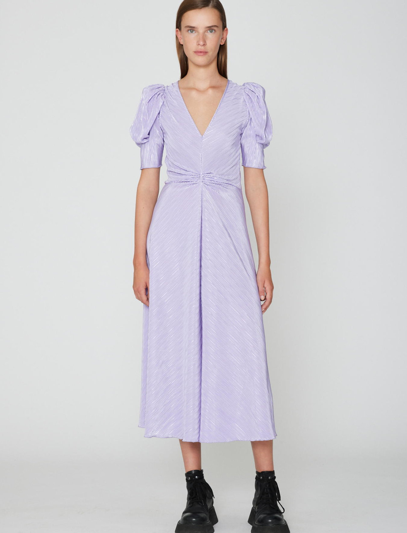 rotate birger christensen purple dress