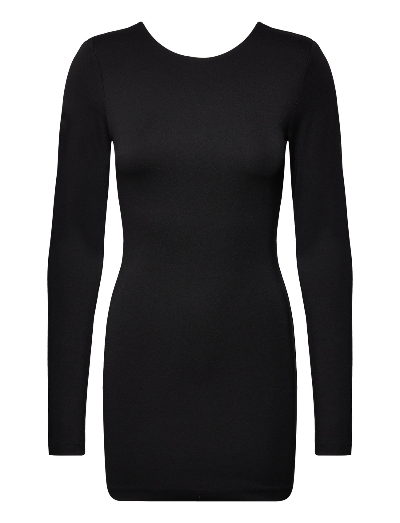 Jersey Cut-Out Back Mini Dress Kort Kjole Black ROTATE Birger Christensen