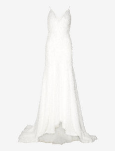 Miley Dress - maxi sukienki - blanc de blanc