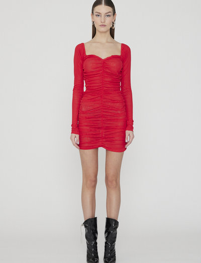 Dress  Mesh - trending jurken - high risk red