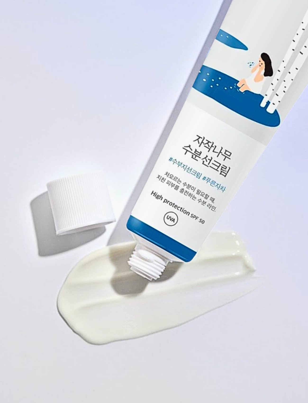 Round Lab Birch Juice Moisturizing Sunscreen Spf 50+, Pa++++, 50 ml, Nude, Solpleje > Ansigt, Dame