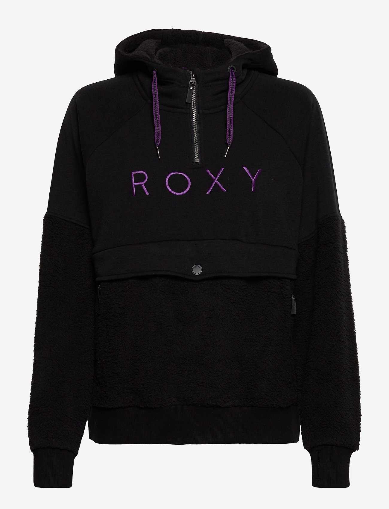 Roxy - PORTER HOODIE - fleece - true black - 0