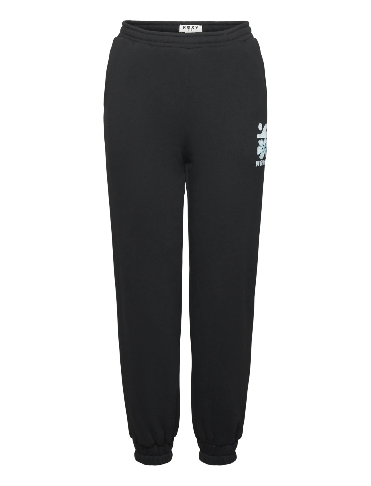 Roxy Surf Feeling Wide Pant Brushed, 104, Black, Underdele > Joggingbukser, Børn