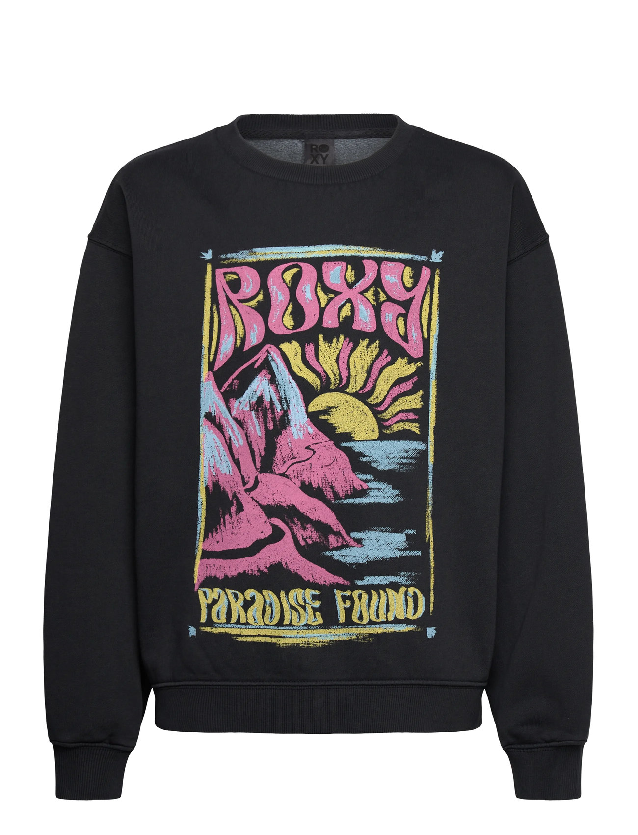 ROXY Lineup Crew Brushed Rg Schwarz - 132 - Kinder