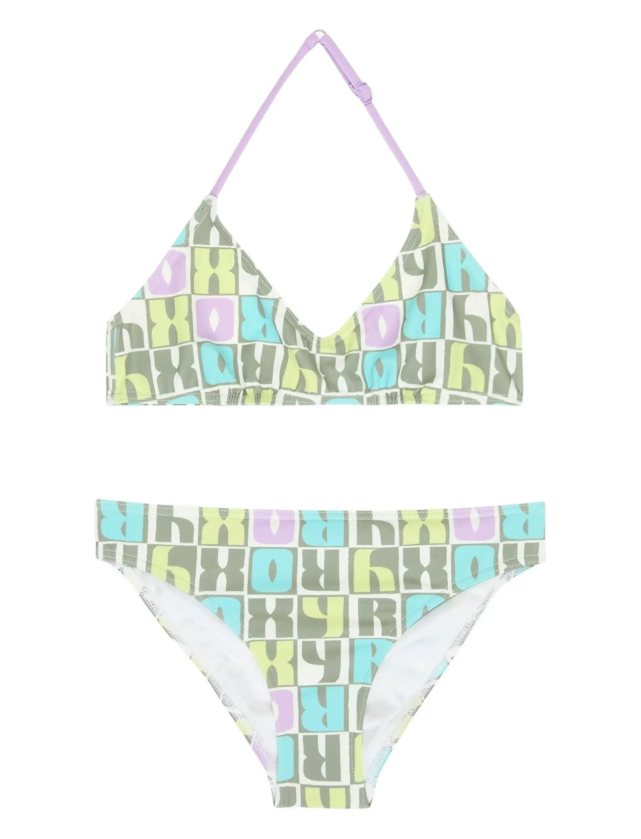 ROXY Letter Up Tri BH Set Patterned - 132 - Damen