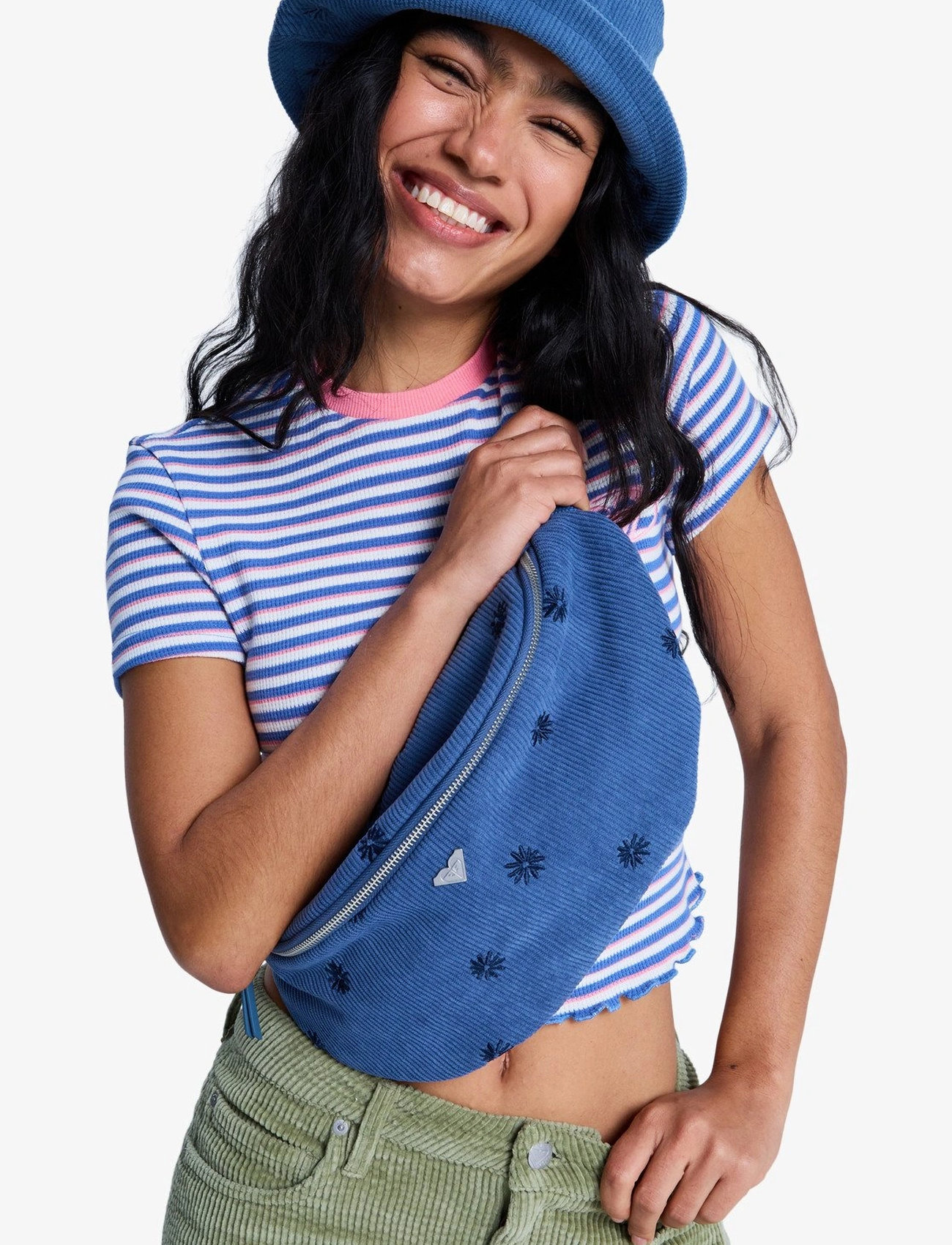 Roxy Feeling Emby Waistpack, One Size, Blue, Sport Training Bags > Sport Bum Bags, Dame