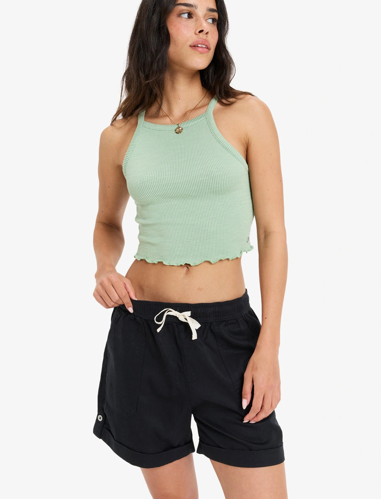 Roxy Sweetest Day, XL, Black, Sport Shorts > Sport Casual Shorts, Dame