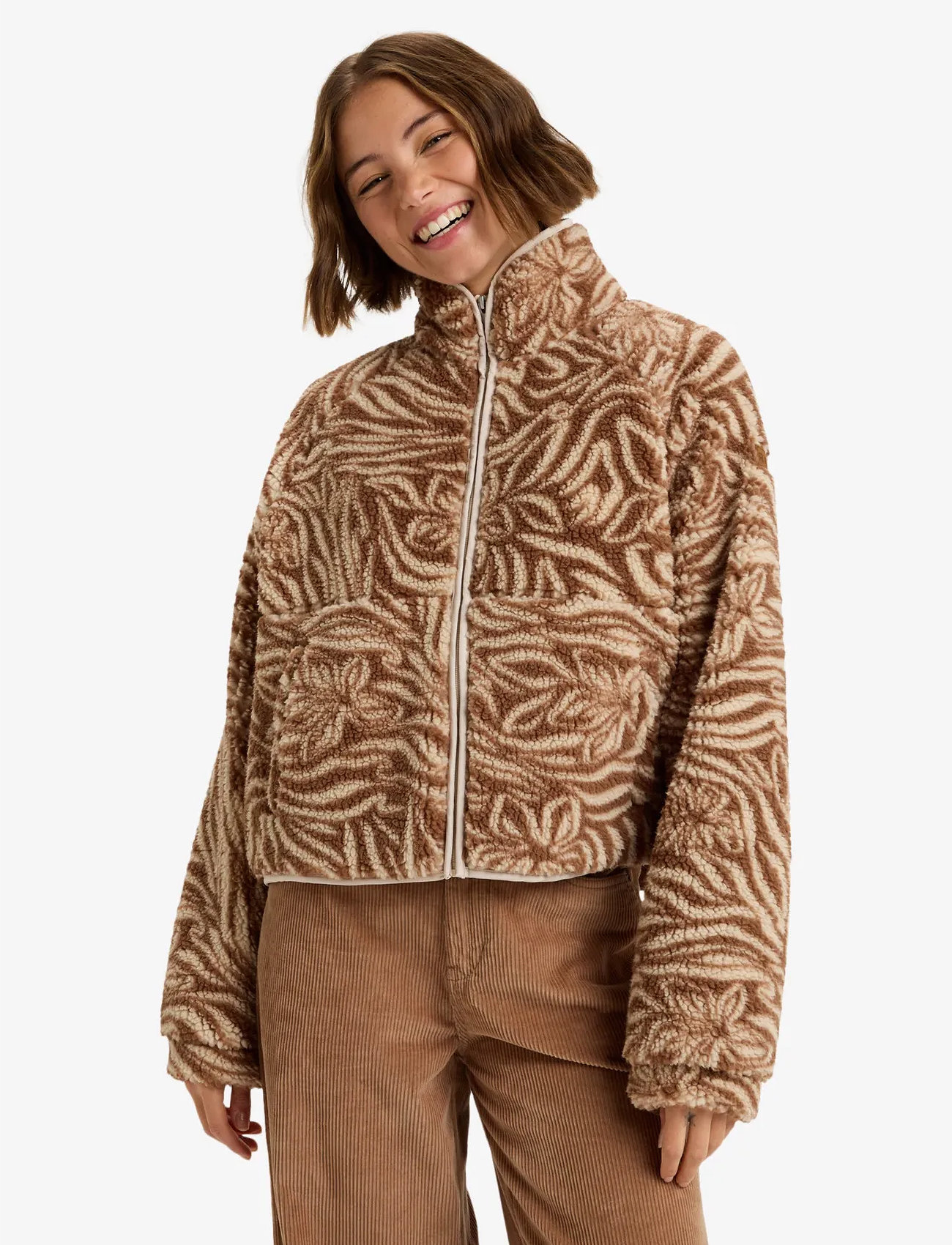 Roxy Blurry Cloud Print, XL, Multi/patterned, Sport Clothing > Sport Fleeces & Midlayers, Dame