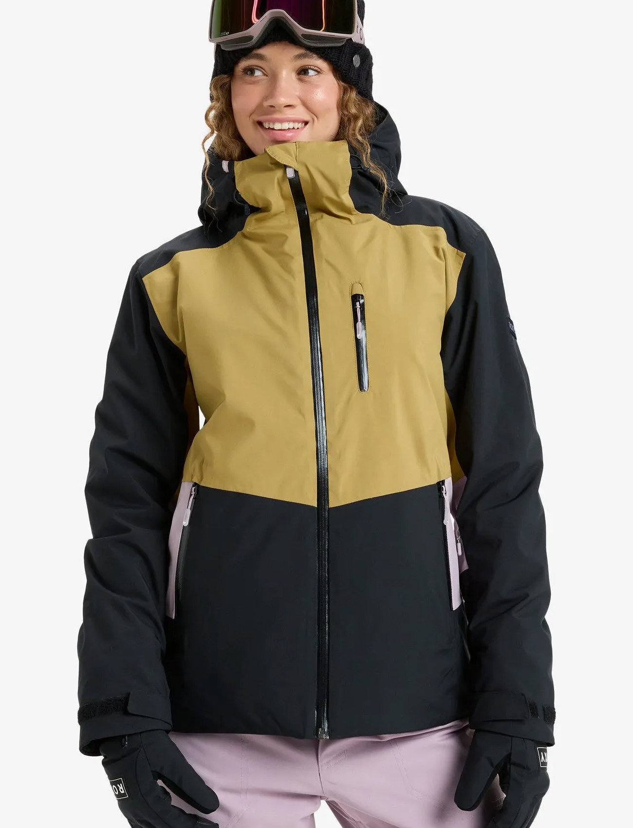 Roxy Stormdash Jk, XS, Beige, Sport Jackets > Sport Ski Jackets, Dame