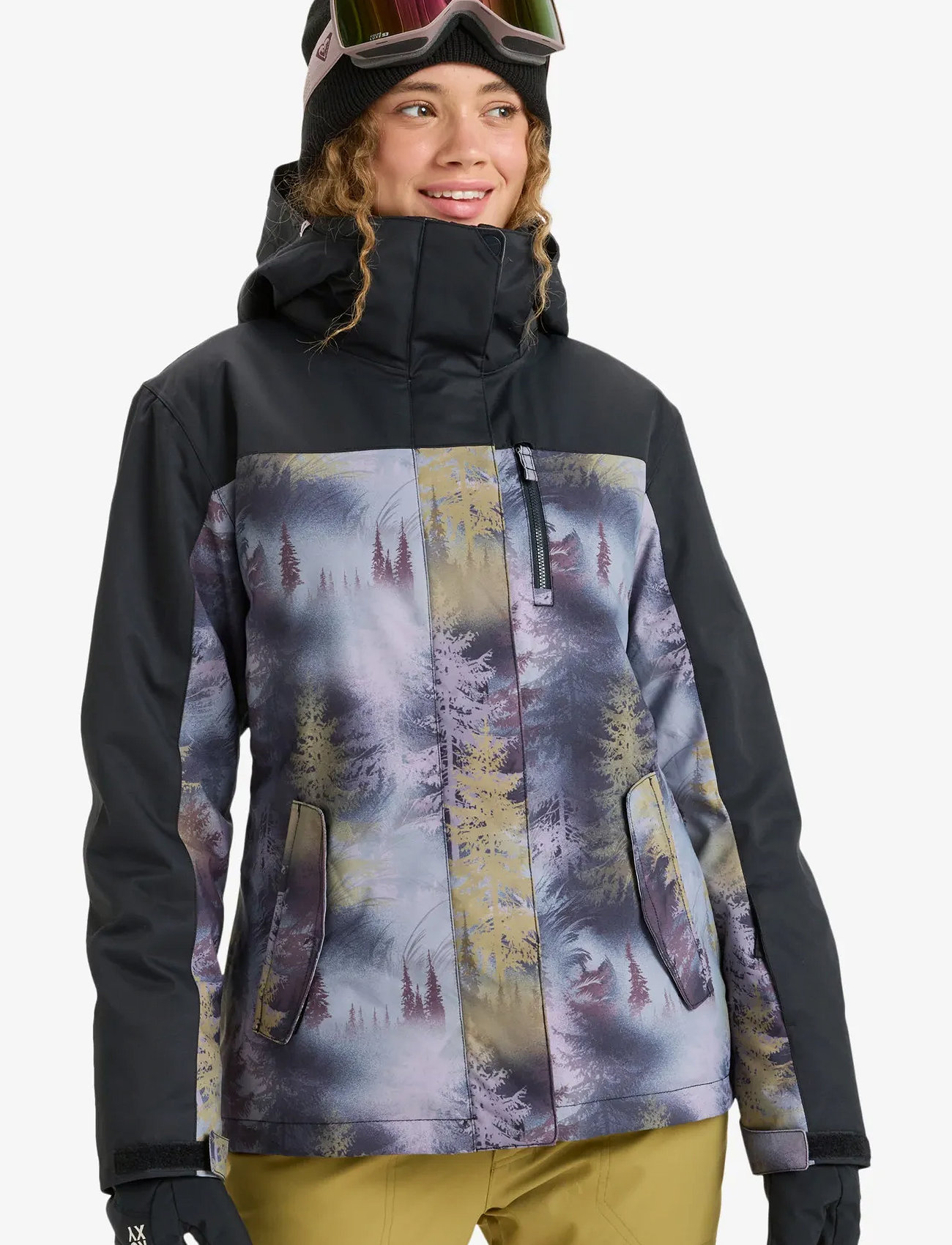 Roxy Roxy Jetty Block Jk, S, Black, Sport Jackets > Sport Ski Jackets, Dame