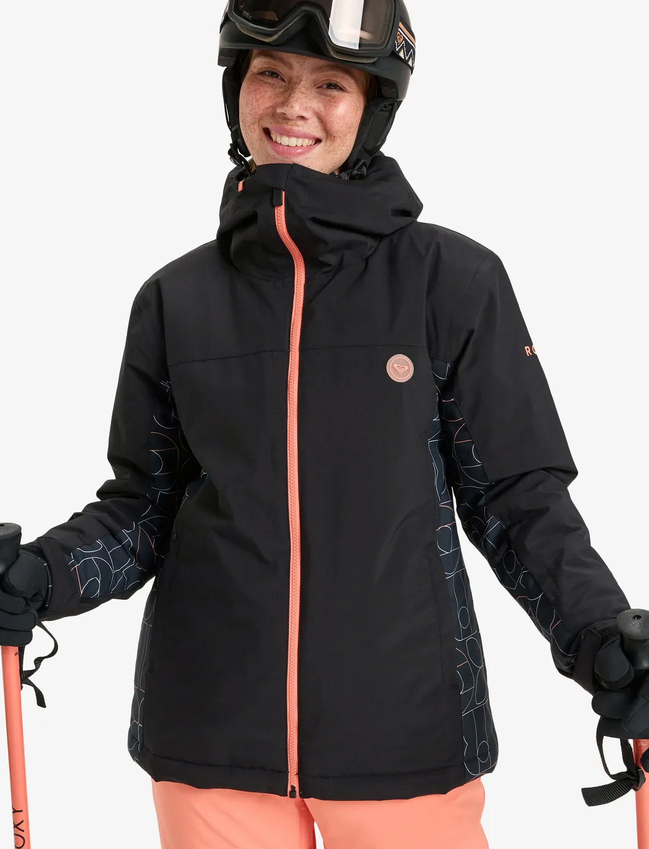Roxy Galaxy Jk, S, Black, Sport Jackets > Sport Ski Jackets, Dame