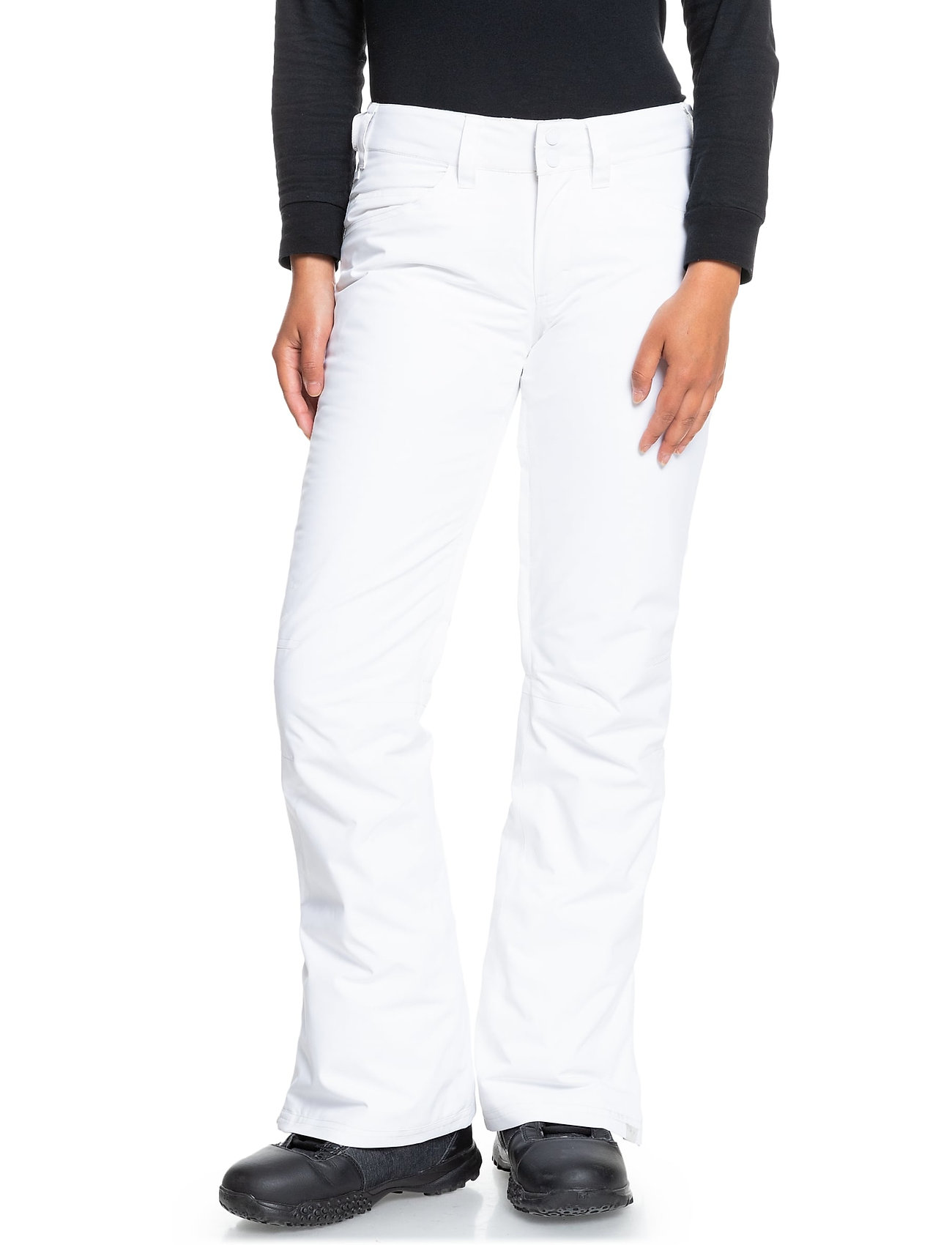 Roxy - BACKYARD PT - spodnie narciarskie - bright white - 0