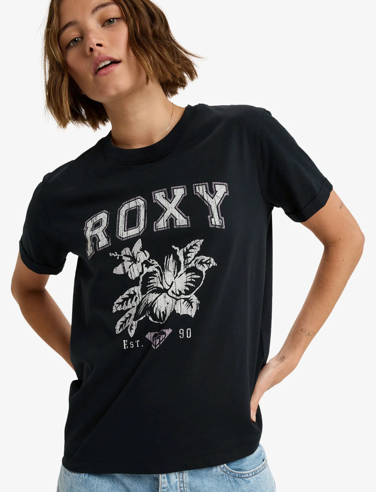 Roxy Oceanregular Poster, M, Navy, Sports Overdele & T-shirts > Sport T-shirts, Dame