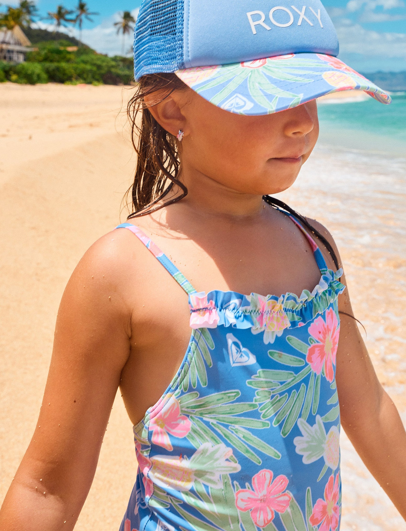 Roxy Tropical Story One Piece, 110, Purple, Badetøj > Badedragter, Børn