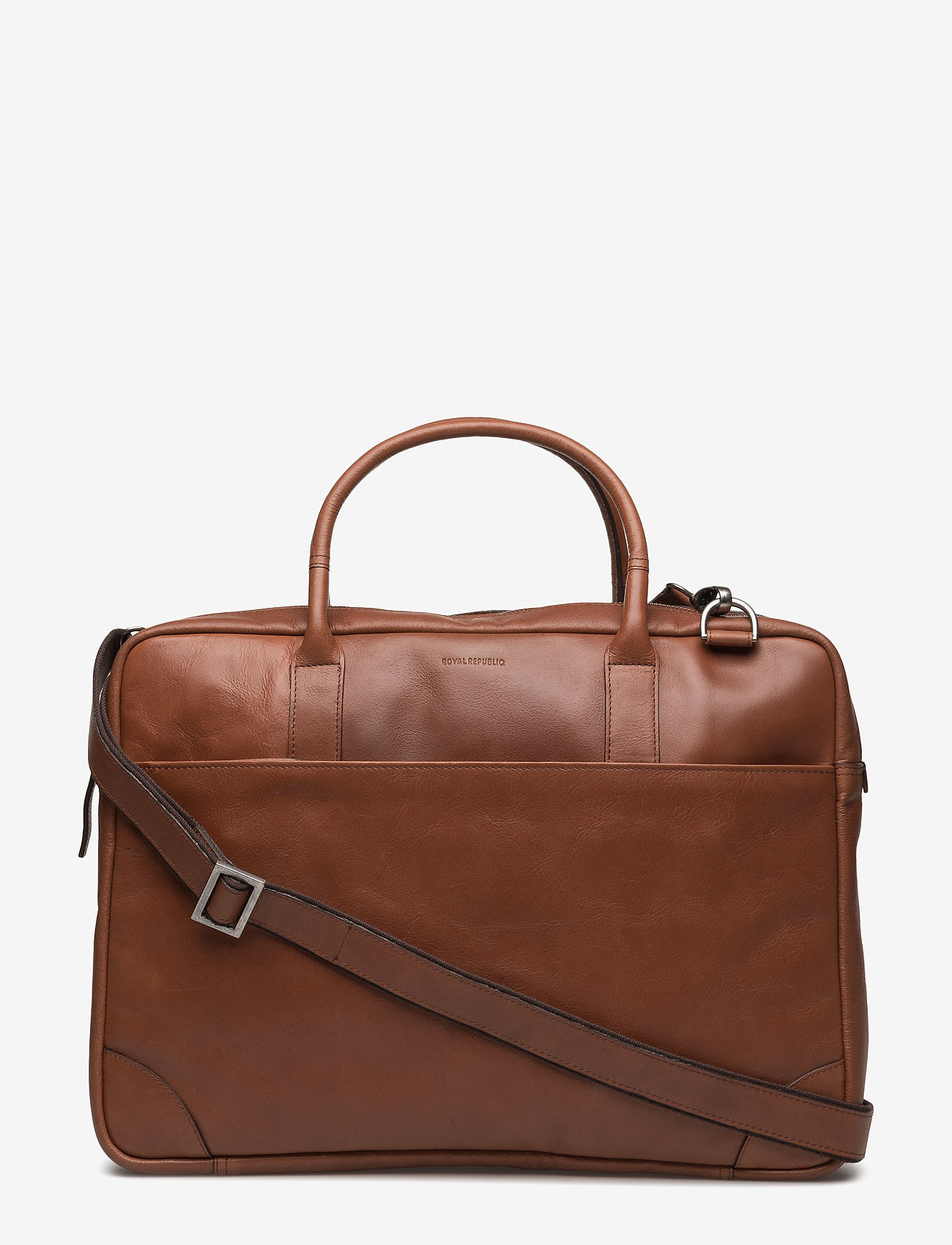 cognac laptop bag