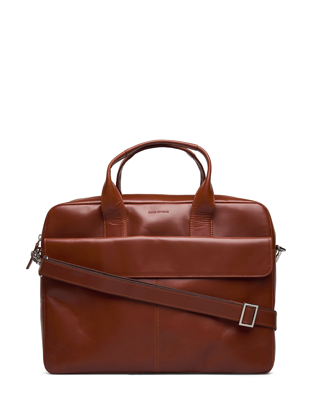 cognac laptop bag