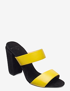 Liberty Strap Sandal 201 - heeled sandals - yellow