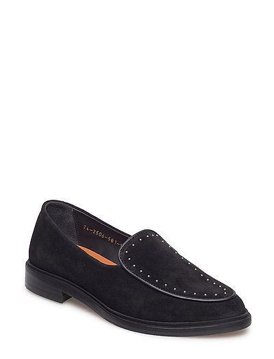 Rivet Loafer Suede black 100 Border 8qZdxvw8