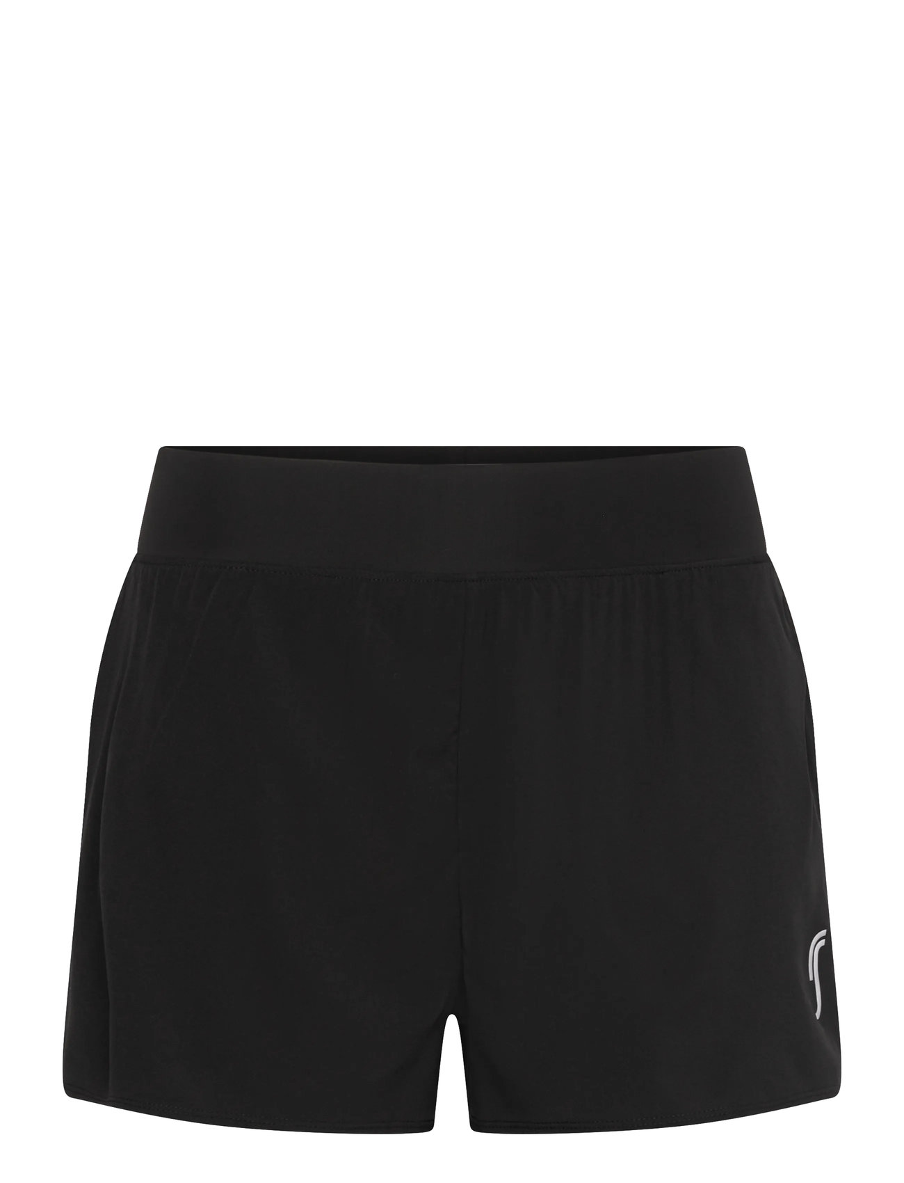 RS Sport Damen's Performance Court Shorts - 2 In 1 With Ball Pockets Rec Schwarz - S - Damen