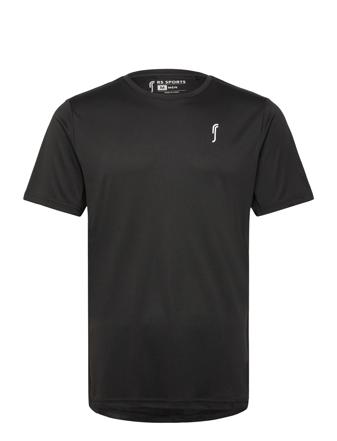 RS Sports Men's Performance Tee, S, Black, T-Shirts > Kortærmede, Herre