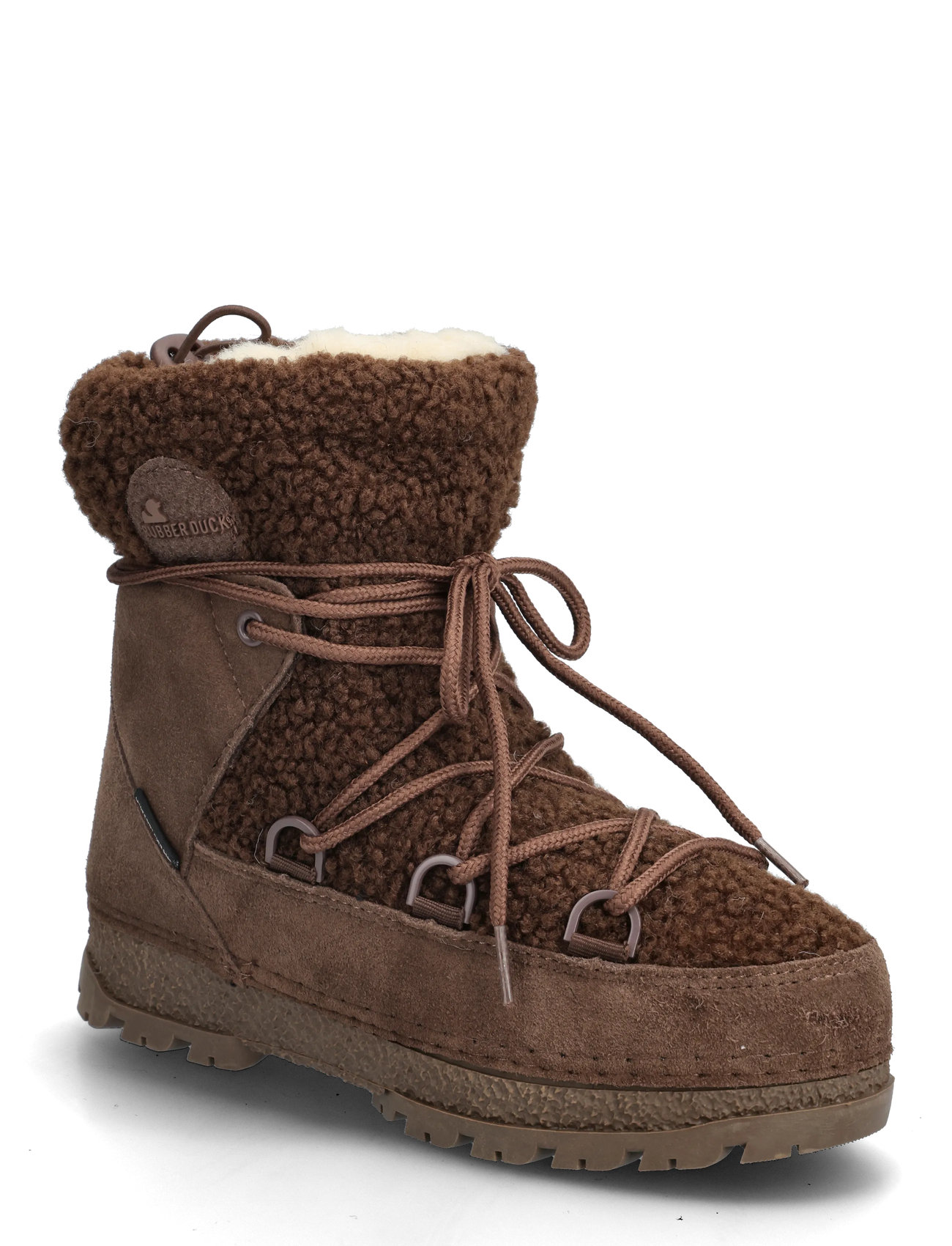 Rubber Duck Rd Teddy Snowboots Adult, 39 x 39, Brown, Støvler > Vinterstøvler, Dame