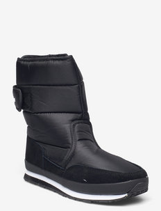 RD SNOWJOGGER ADULT - flat ankle boots - black