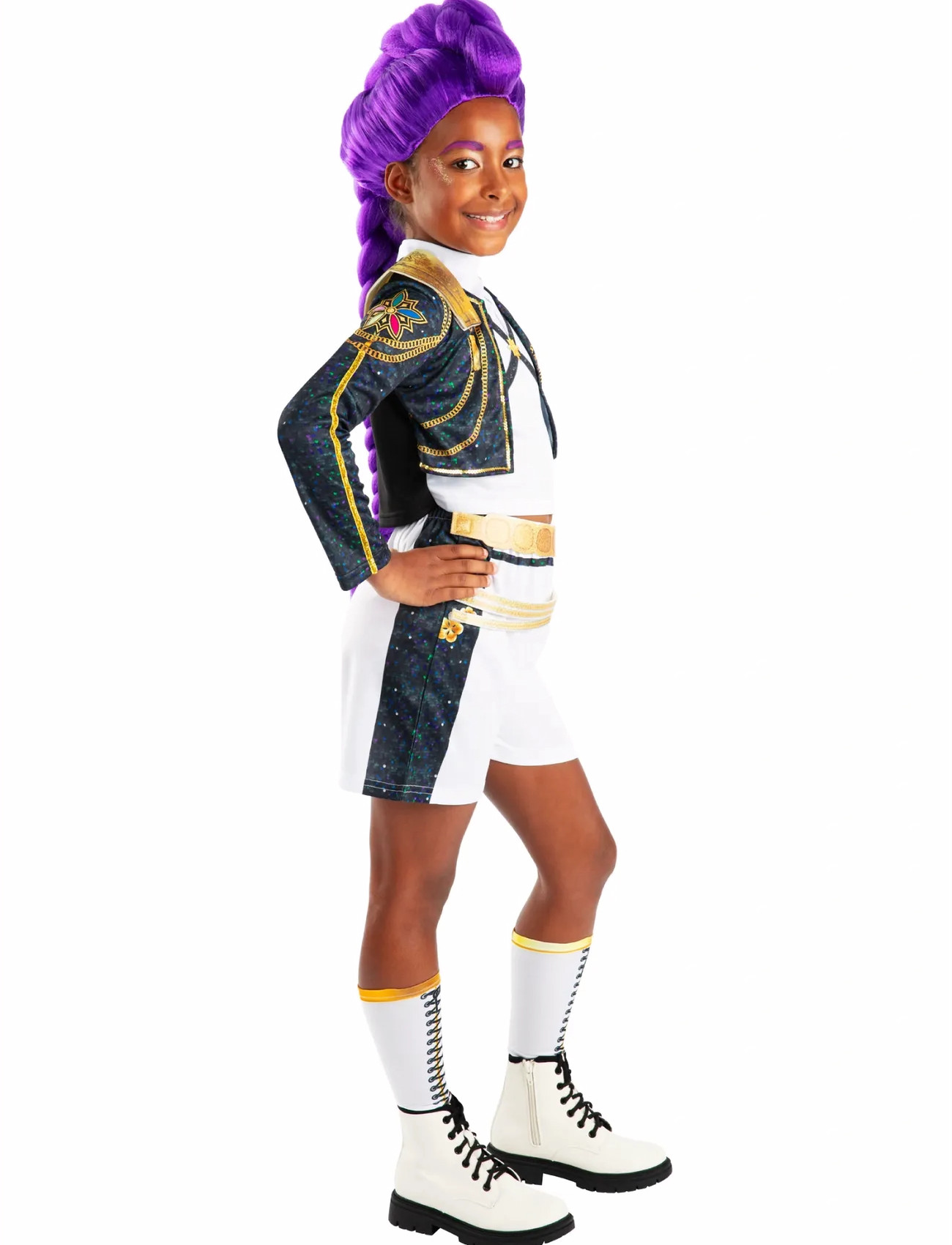 Rubies Kpop - Deluxe Rumi Golden, 5-6Y, Purple, Kostumer Og Tilbehør > Karakterkostumer, Børn