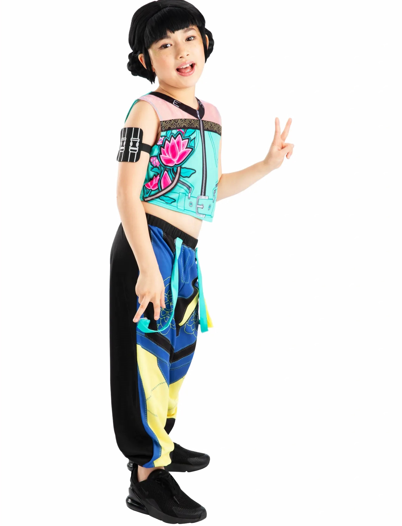 Rubies Kpop - Zoey Core Look, 11/13Y, Multi/patterned, Kostumer & Tilbehør > Tilbehør Til Kostumer, Børn