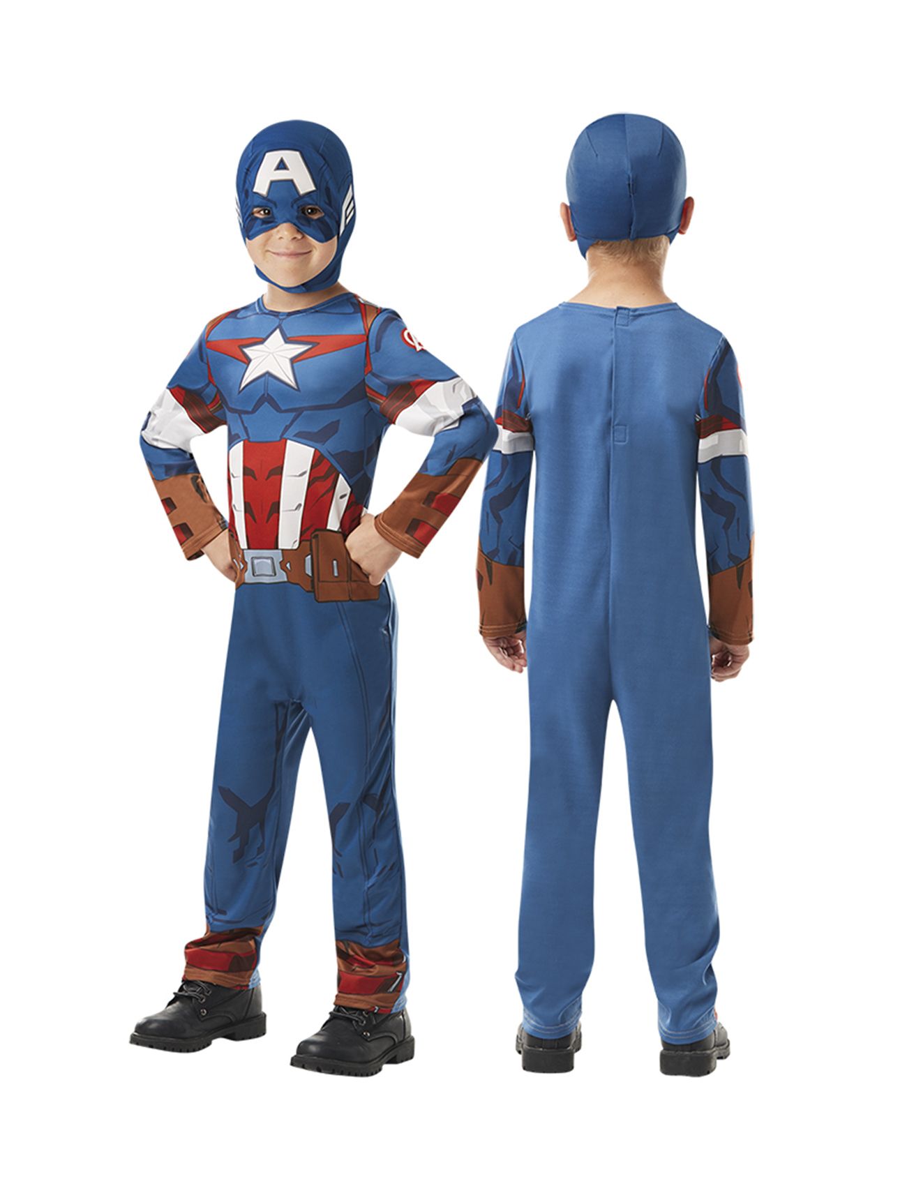 Captain America Costume Rubies Captain America L 128 Cl - Déguisements 