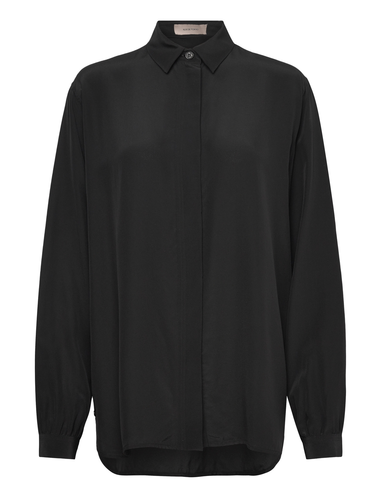 Rue de Tokyo Shelby Silk Cdc 16Mm, XS, Black, Skjorter > Langærmede, Dame