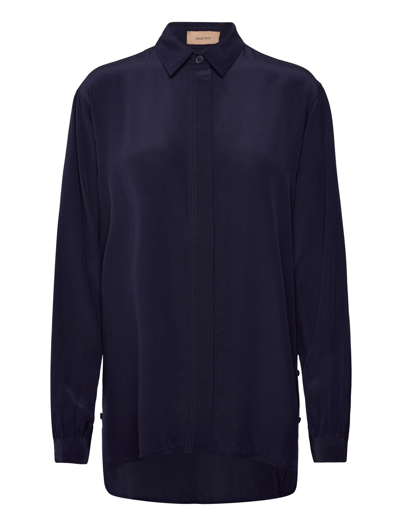 RUE DE TOKYO Shelby Silk Cdc 16Mm Navy - XS - Damen