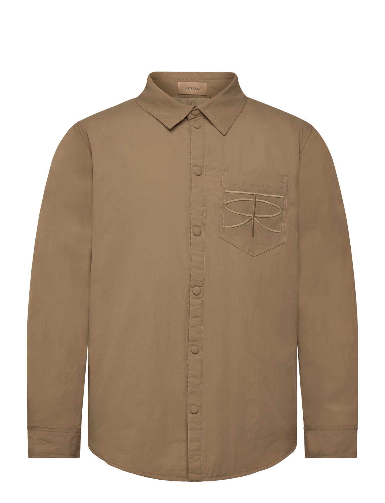 RUE DE TOKYO Sergio Crinkled Nylon Braun - M - Herren